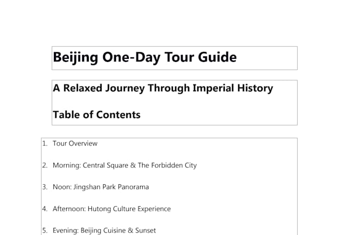 be your local expert and plan your perfect beijing vacation